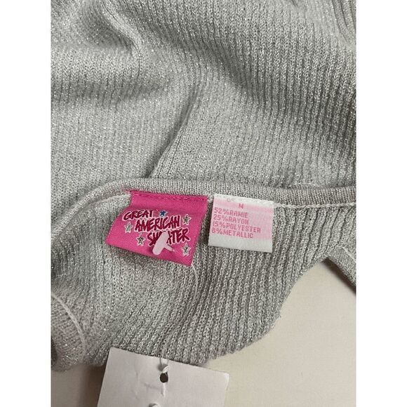 Kohl's Girls Pullover Scoop neck Racerback Ribbed Knit Tank Top White Medium NWT - Picture 4 of 4